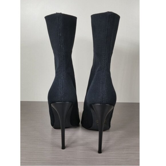 Steve Madden Century Knit Sock Stiletto Booties, Black, Women Size 9.5 M - Picture 5 of 11
